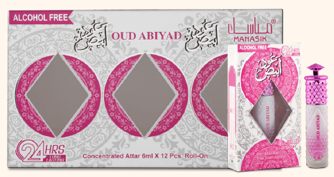 Oud Abiyad Roll on 6 ml